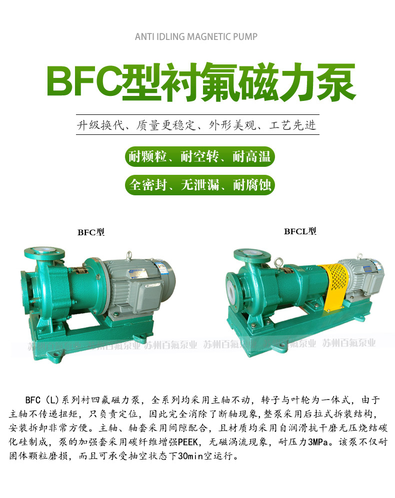 BFC型衬氟磁力泵(图1)