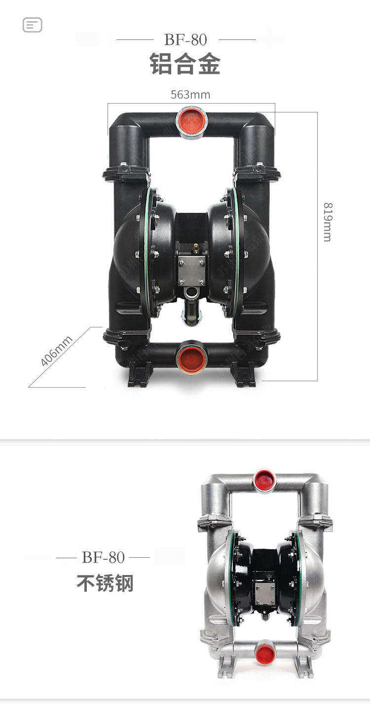 BF型大流量（liàng）氣動隔膜泵(圖9)